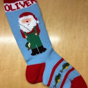 NEW hand knit custom stocking